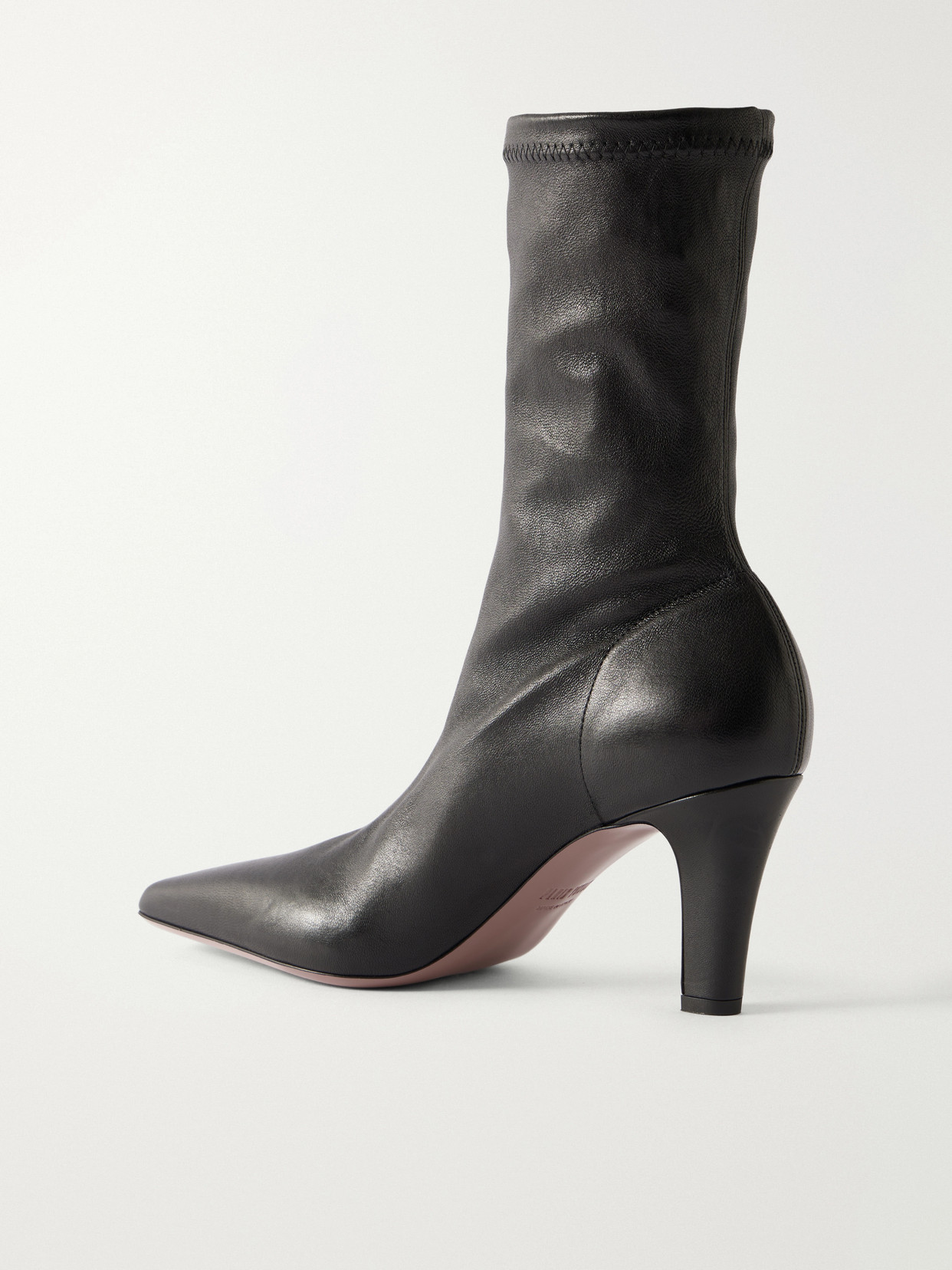 Belle 65 Stretch-Leather Ankle Boots