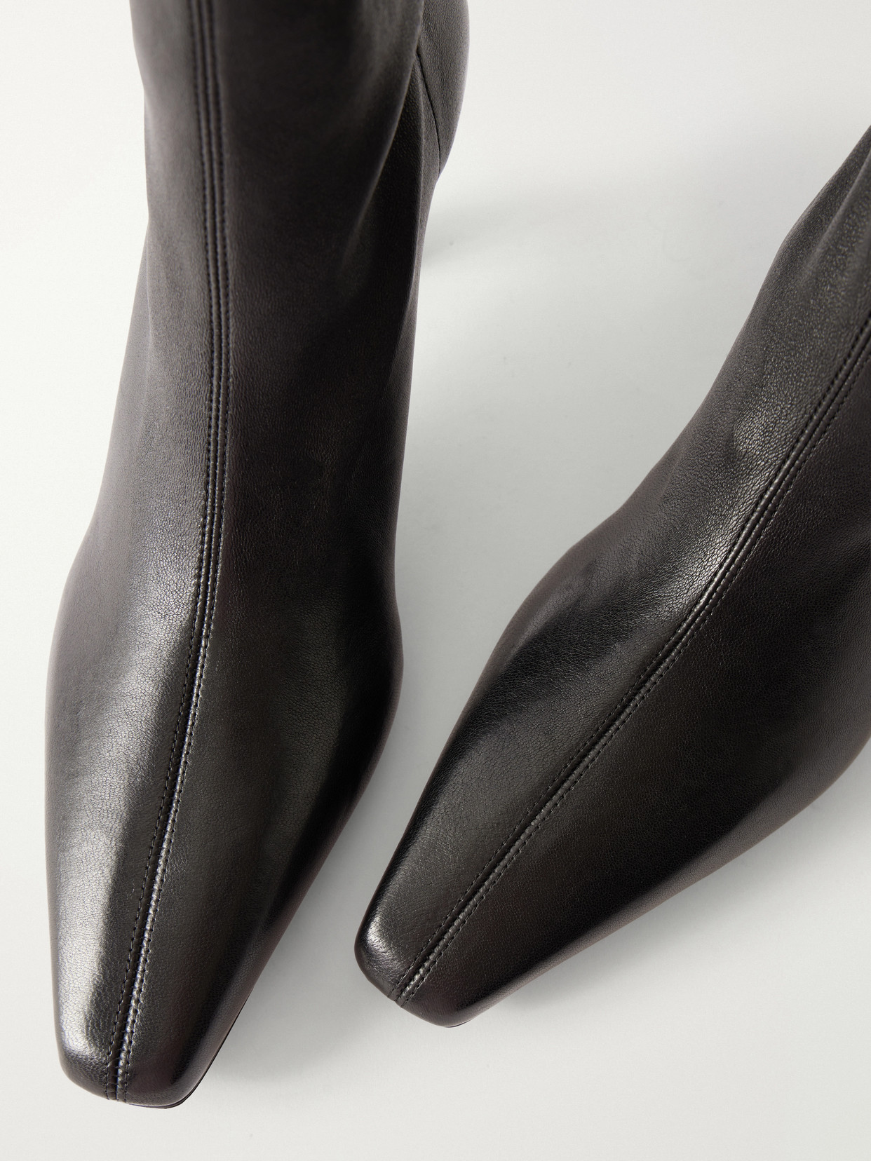 Belle 65 Stretch-Leather Ankle Boots