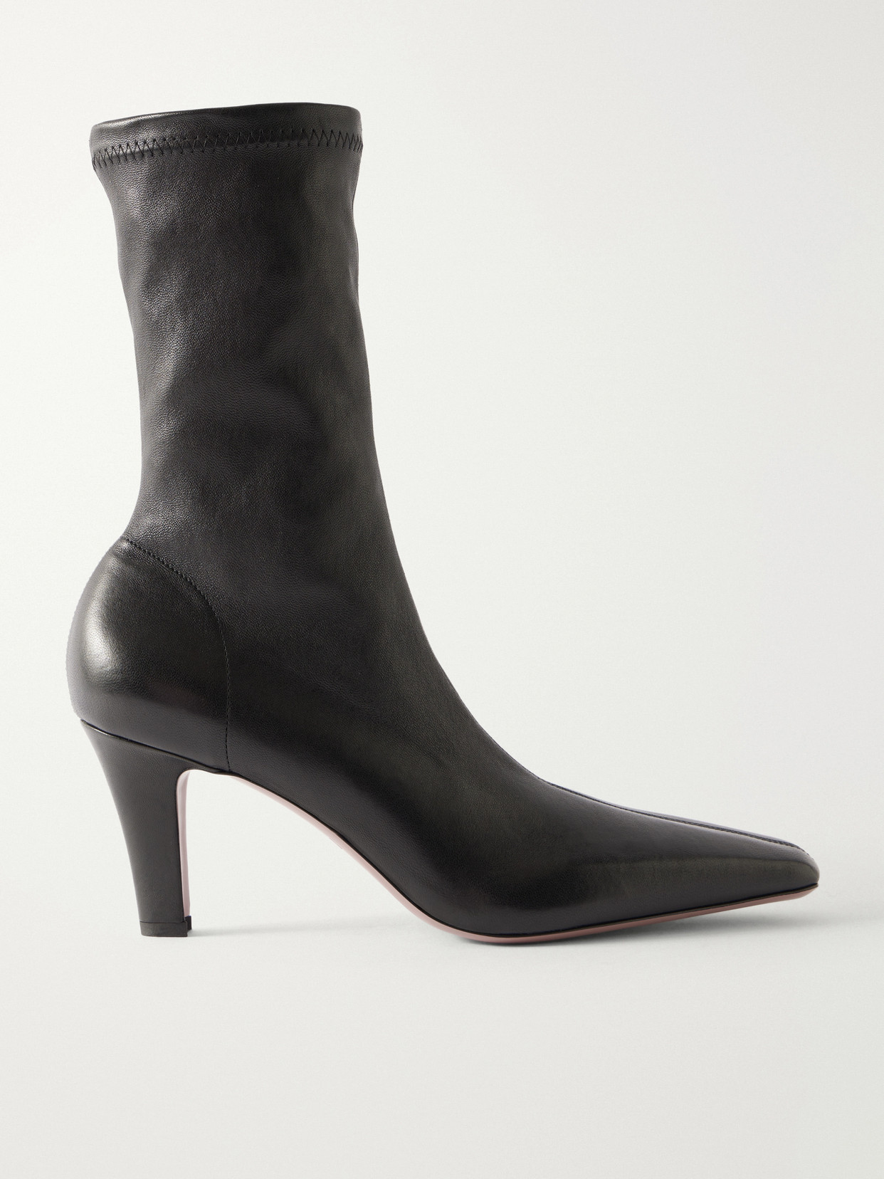 Belle 65 Stretch-Leather Ankle Boots