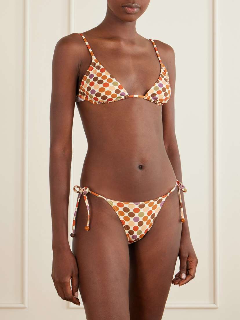 Eres Lou Lou Polka-dot Print Bikini Briefs | Thumbnail 2