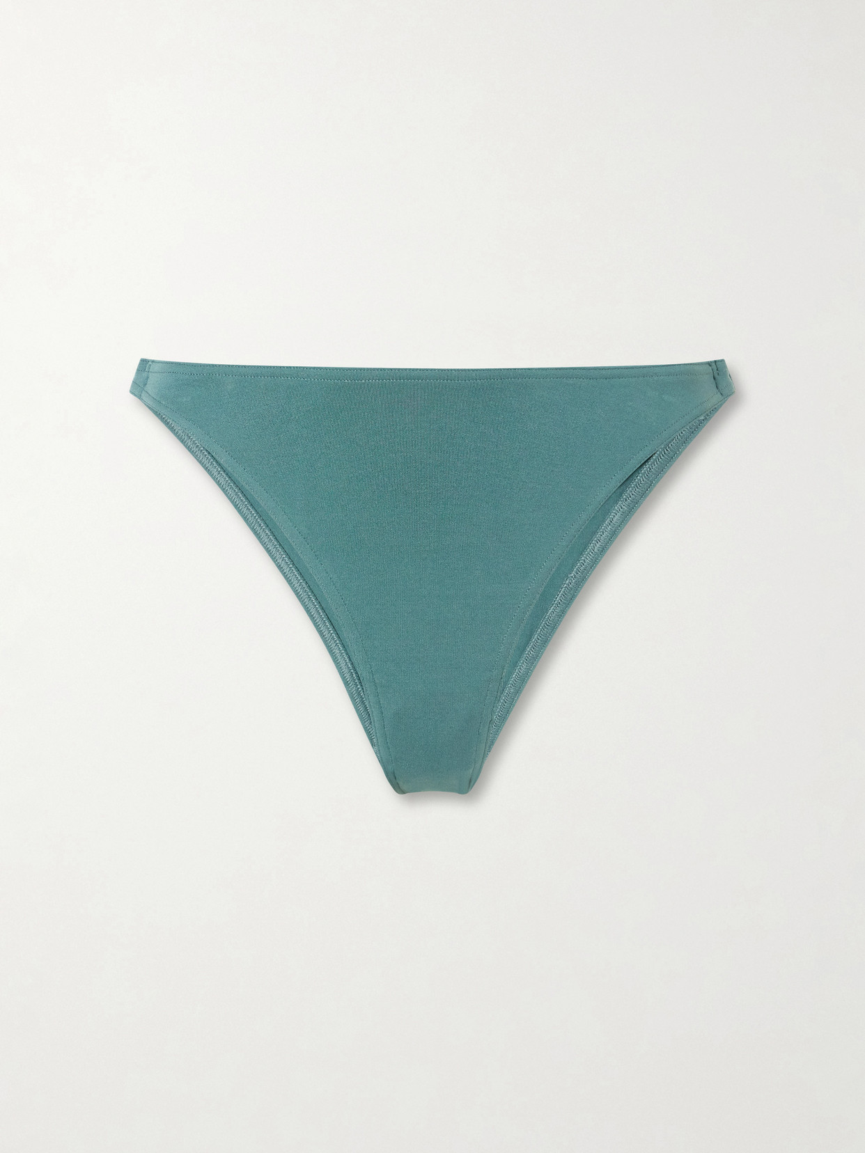 Eres Lou Lou Audacious Embellished Bikini Briefs In Green