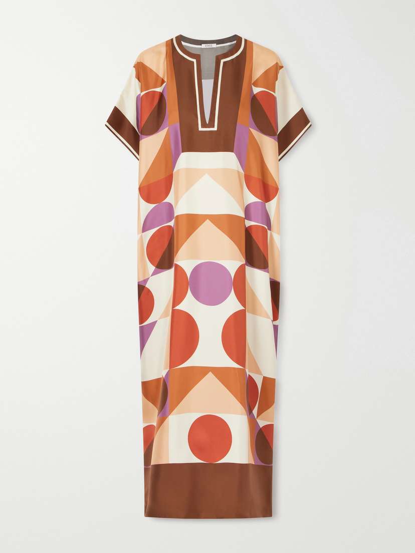 Eres Marisa Silk-twill Kaftan