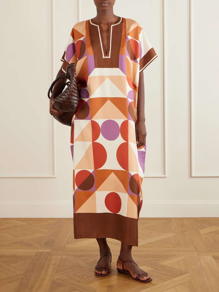 Eres Marisa Silk-twill Kaftan | Thumbnail 2