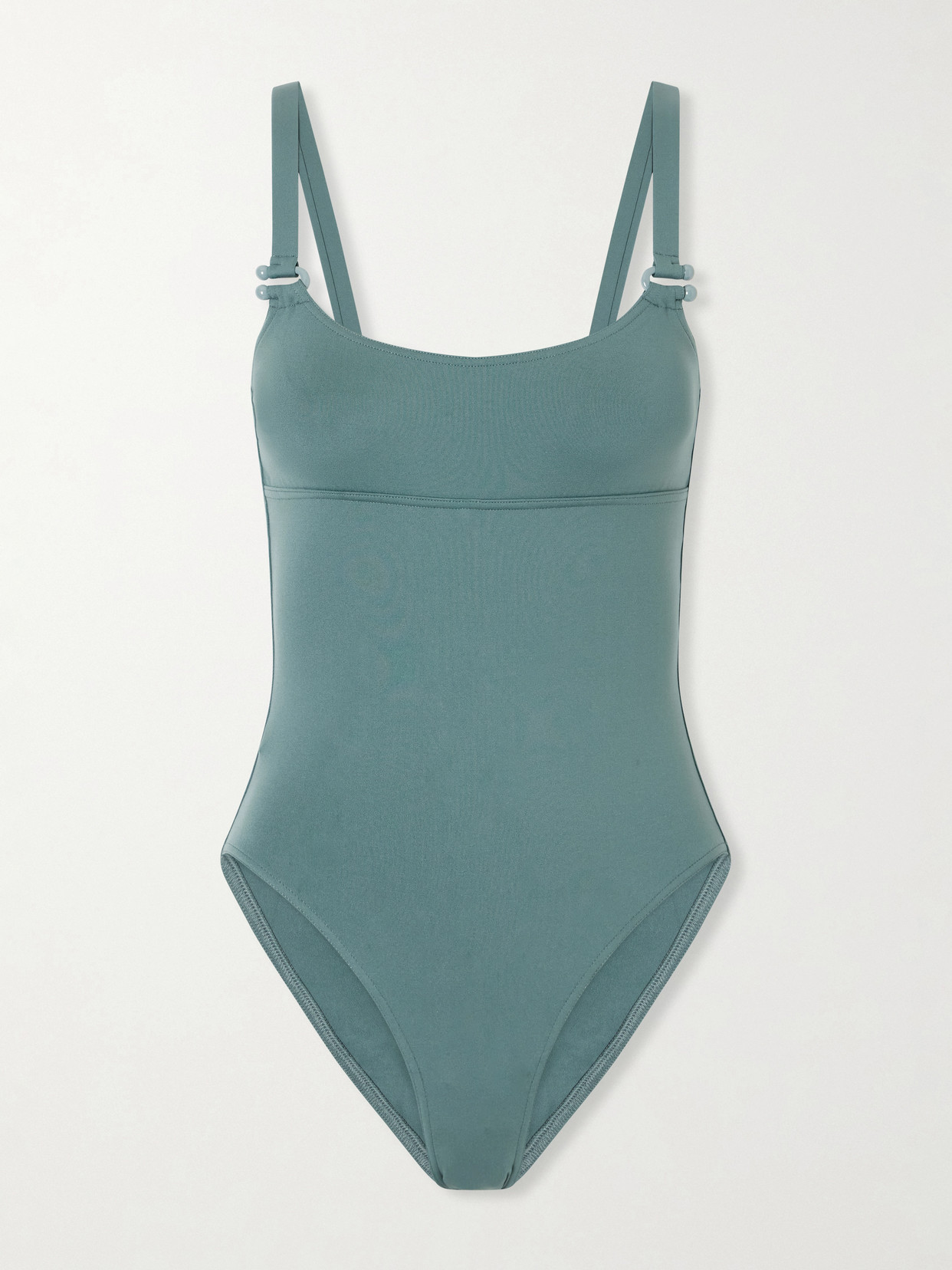 Eres Inspiring Embellished Swimsuit In Green