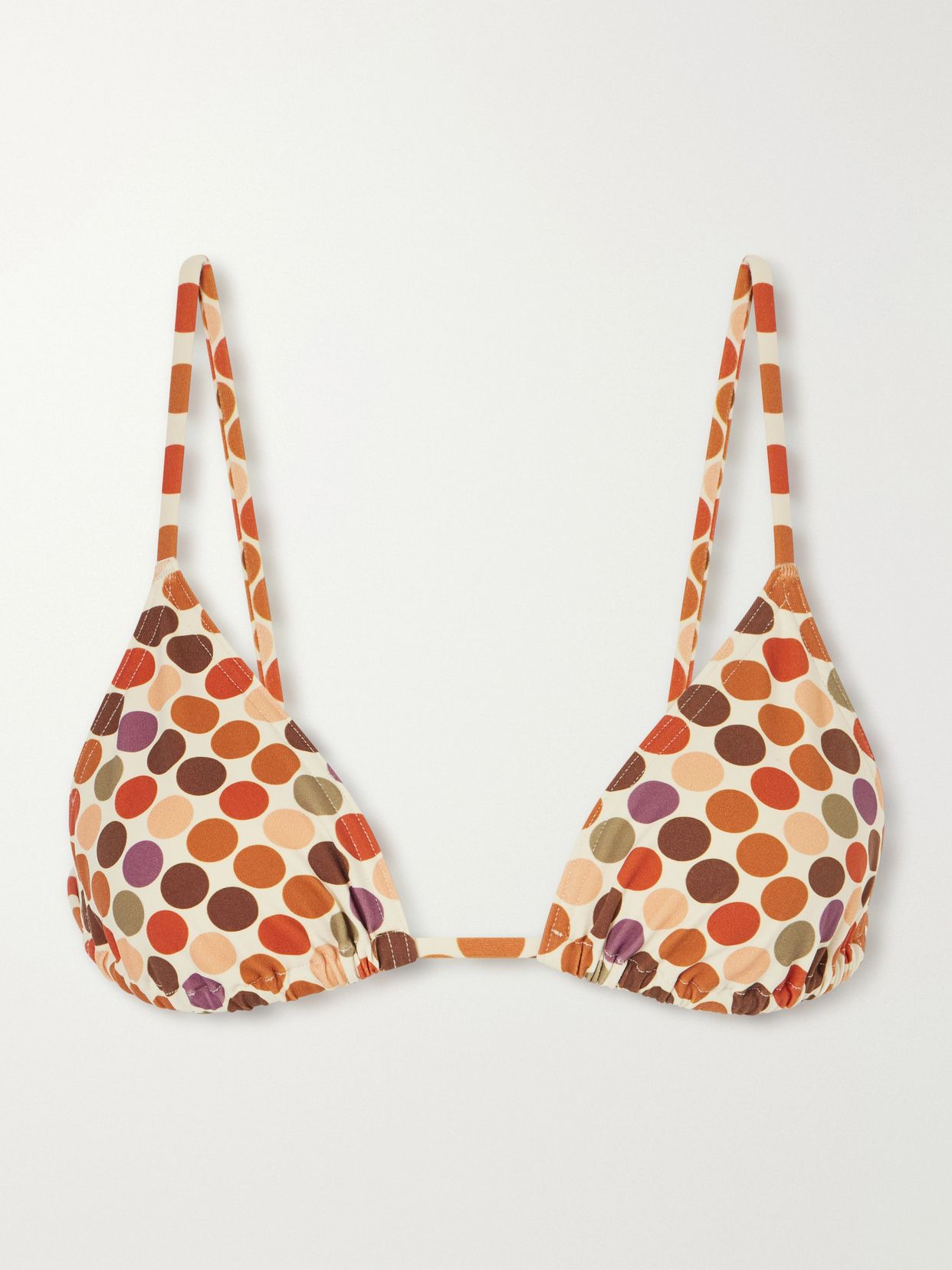 Lou Lou polka dot print bikini top