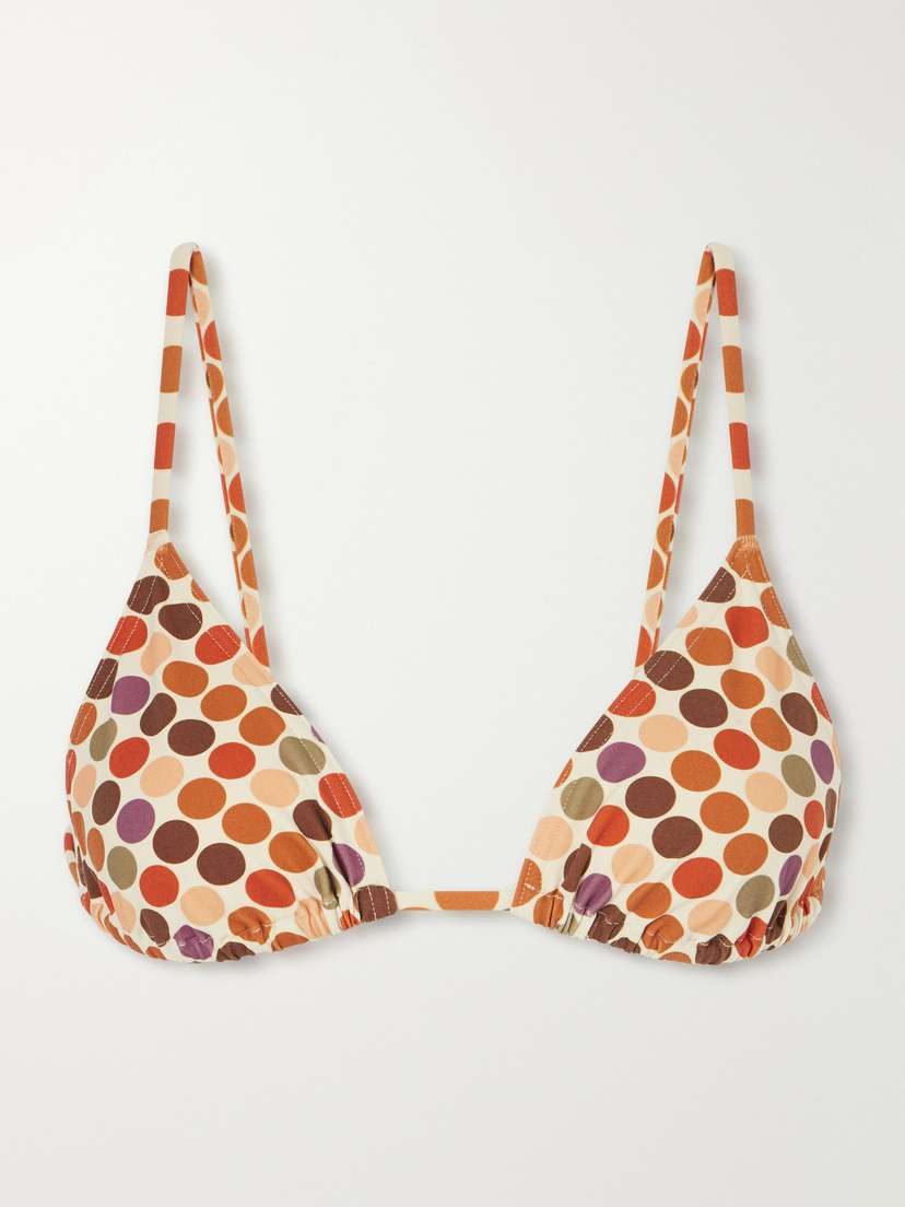 Eres Lou Lou Polka Dot Print Bikini Top
