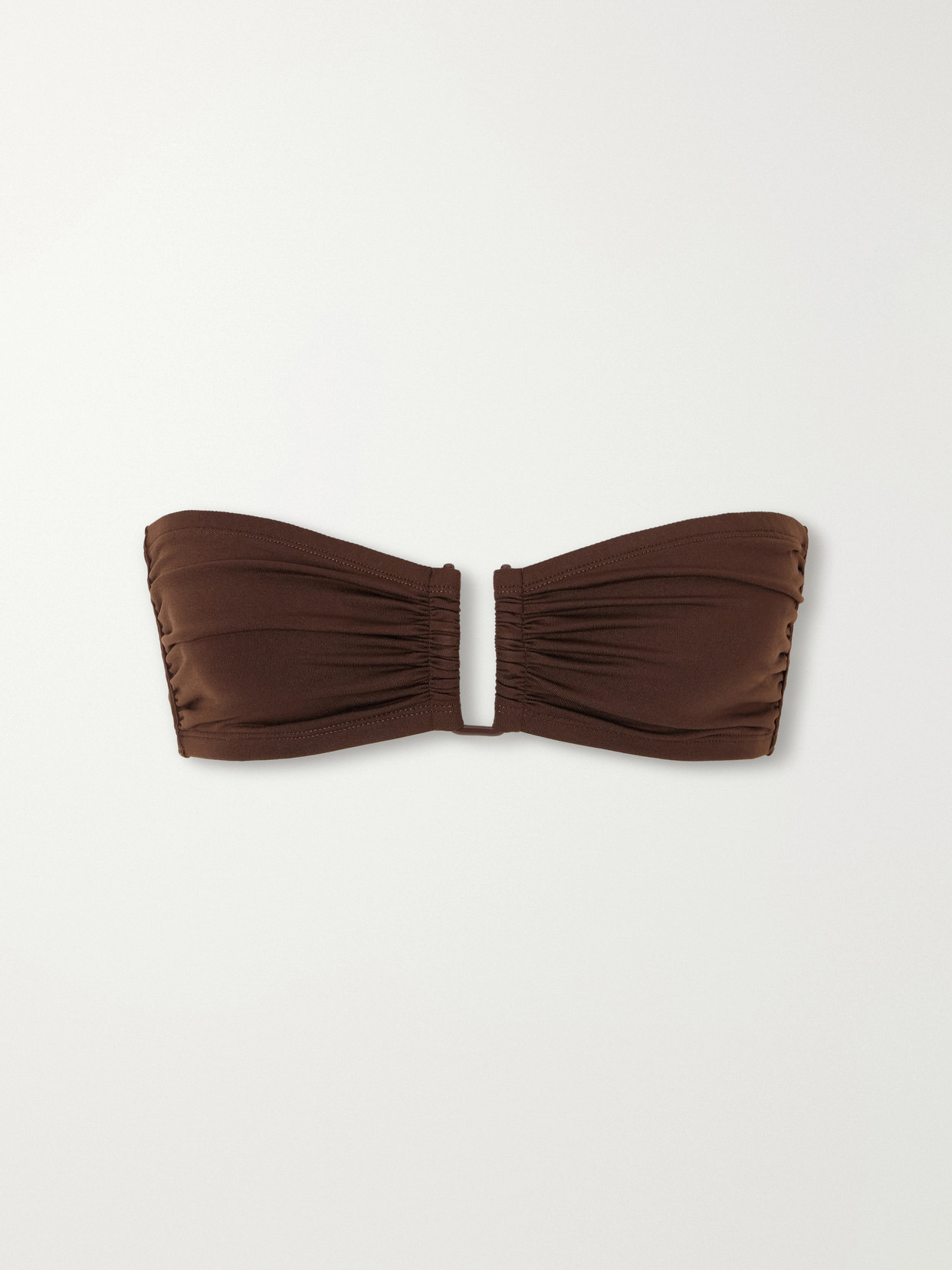 Eres Show Bandeau Bikini Top In Brown
