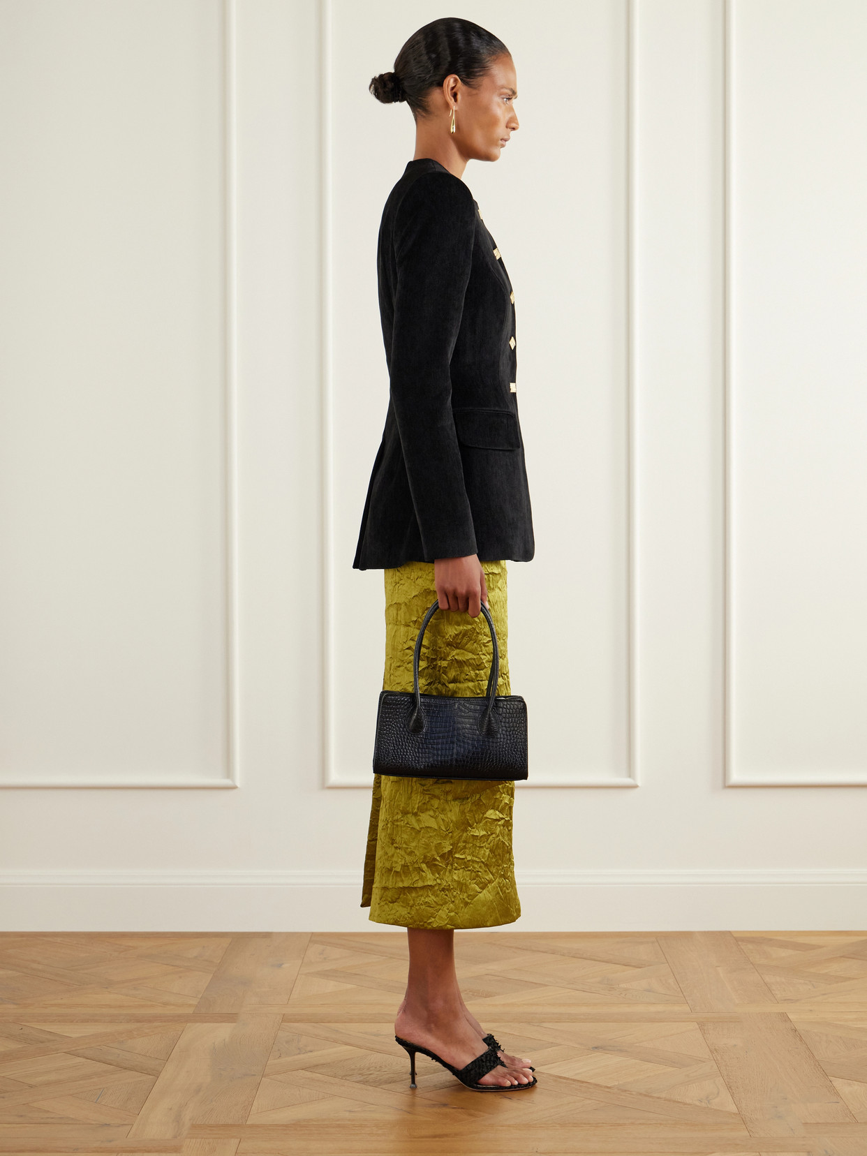 Lié Studio - The Lou Croc-Effect Shoulder Bag
