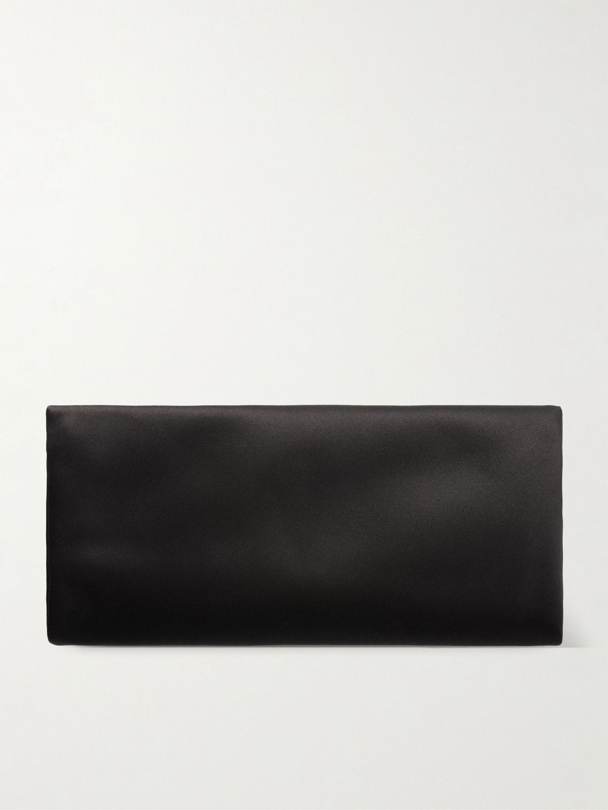 Evening satin clutch