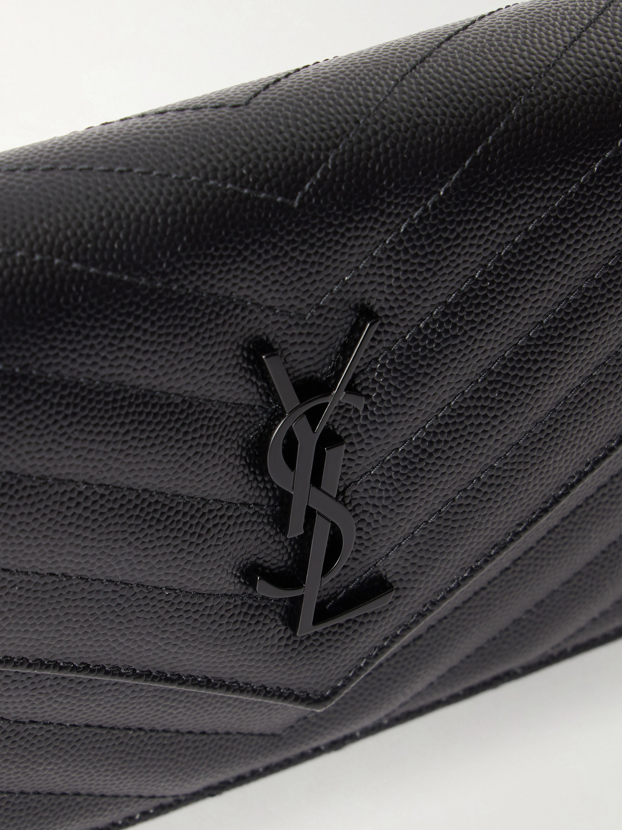 Cassandre Mini Matelassé Textured-Leather Shoulder Bag