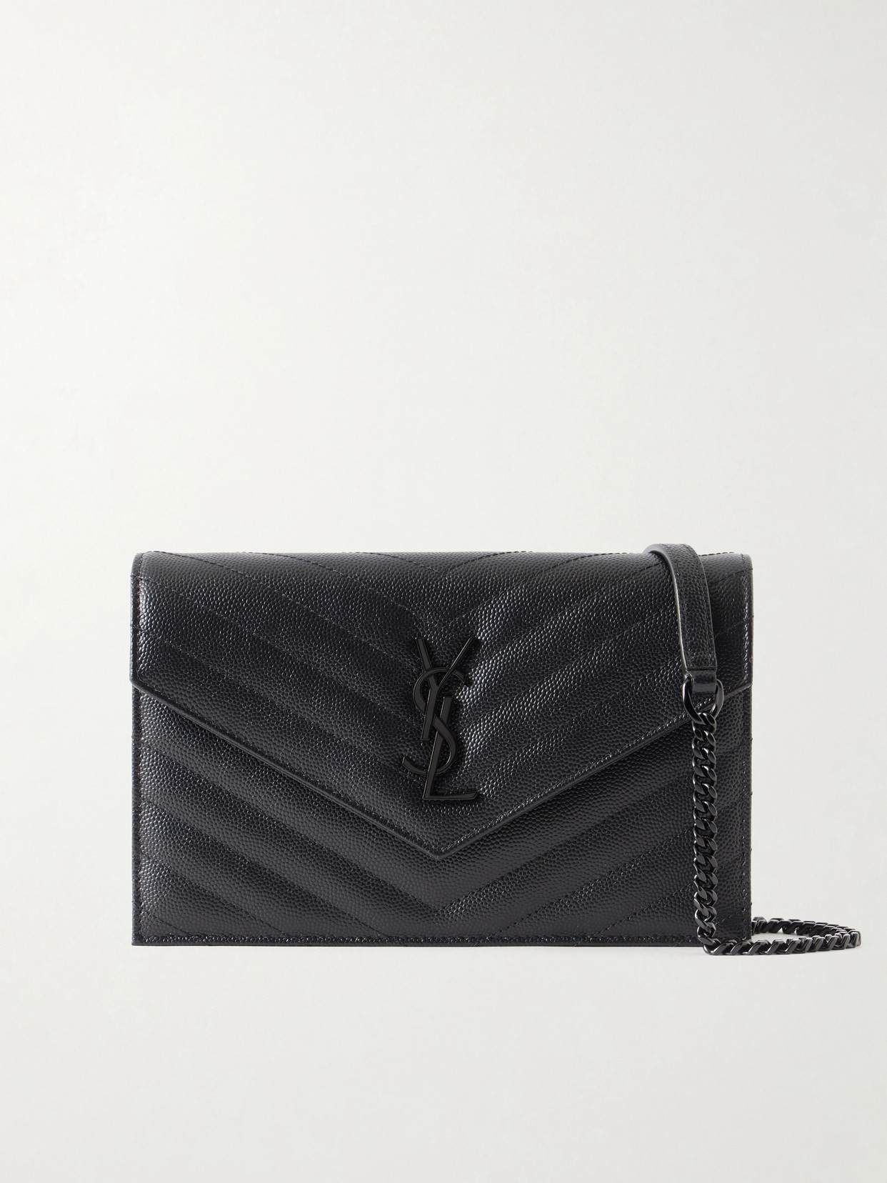 Cassandre Mini Matelassé Textured-Leather Shoulder Bag