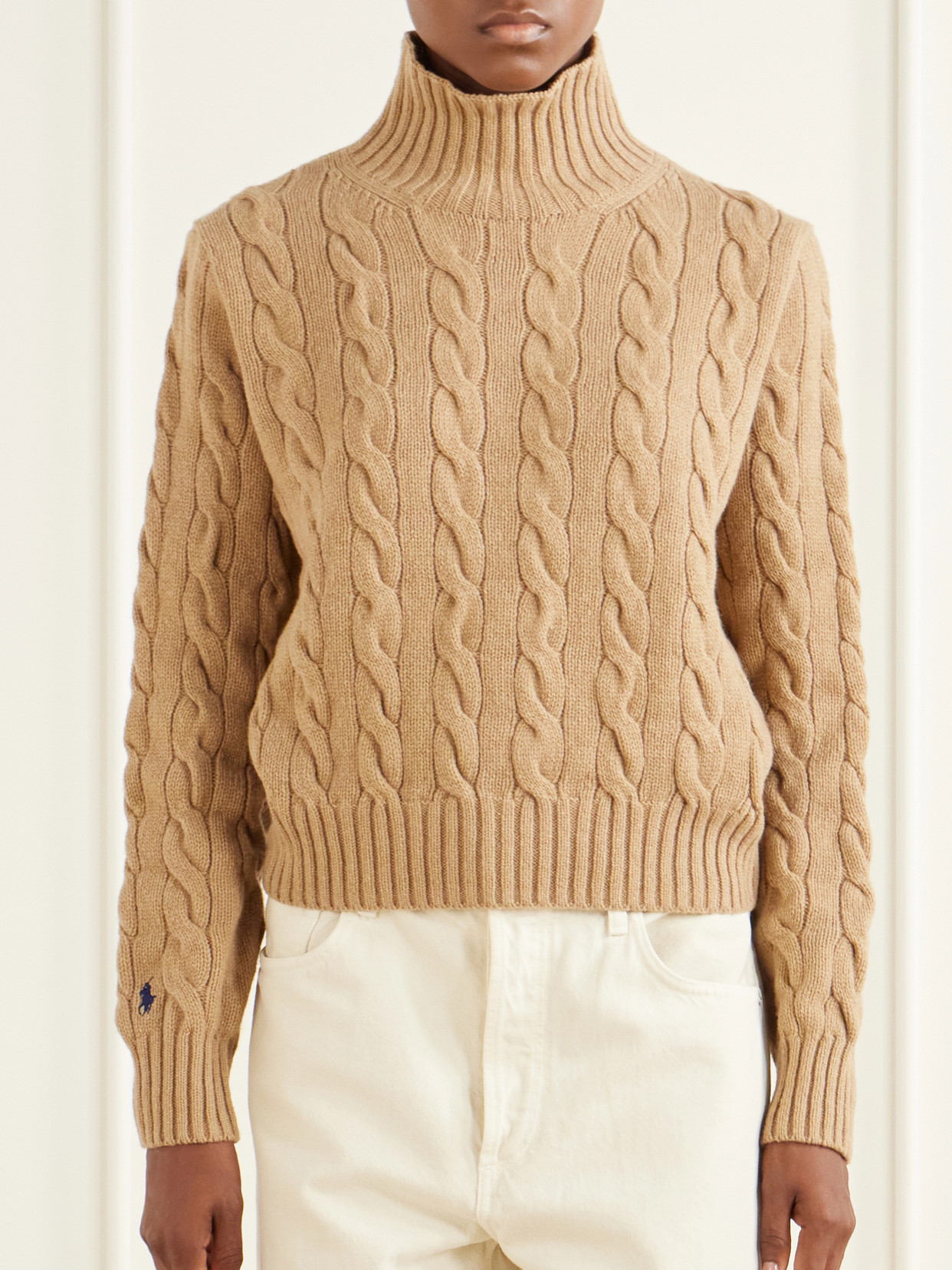 Polo Ralph Lauren - Cable-Knit Wool And Cashmere-Blend Turtleneck Sweater