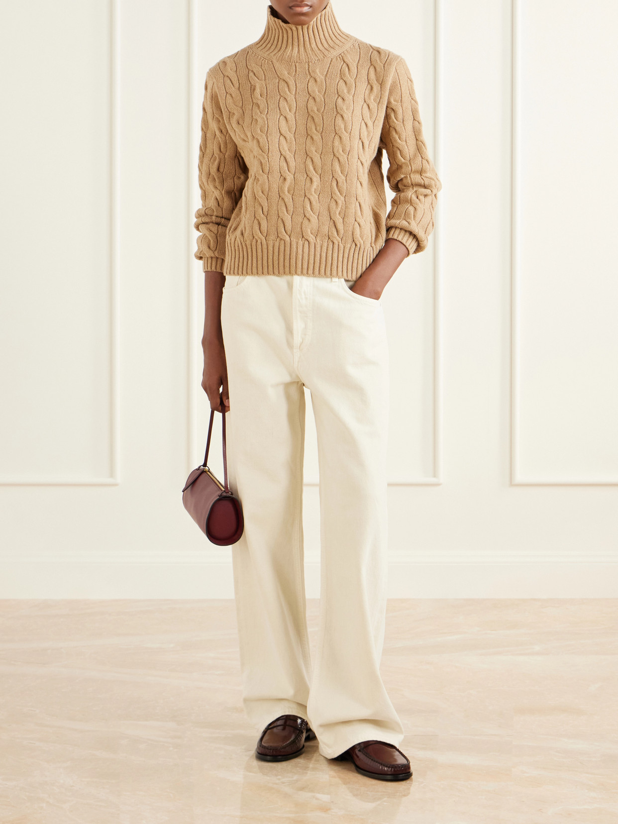 Polo Ralph Lauren - Cable-Knit Wool And Cashmere-Blend Turtleneck Sweater