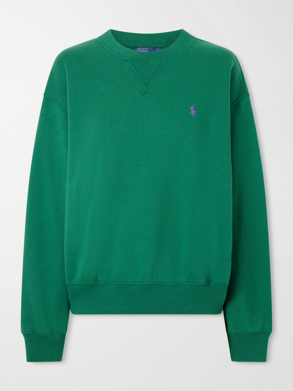 Polo Ralph Lauren Cotton-blend Jersey Sweatshirt In Green