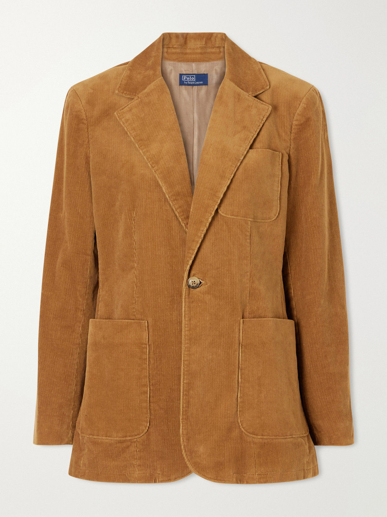 Polo Ralph Lauren Corduroy-cotton Blazer In Brown