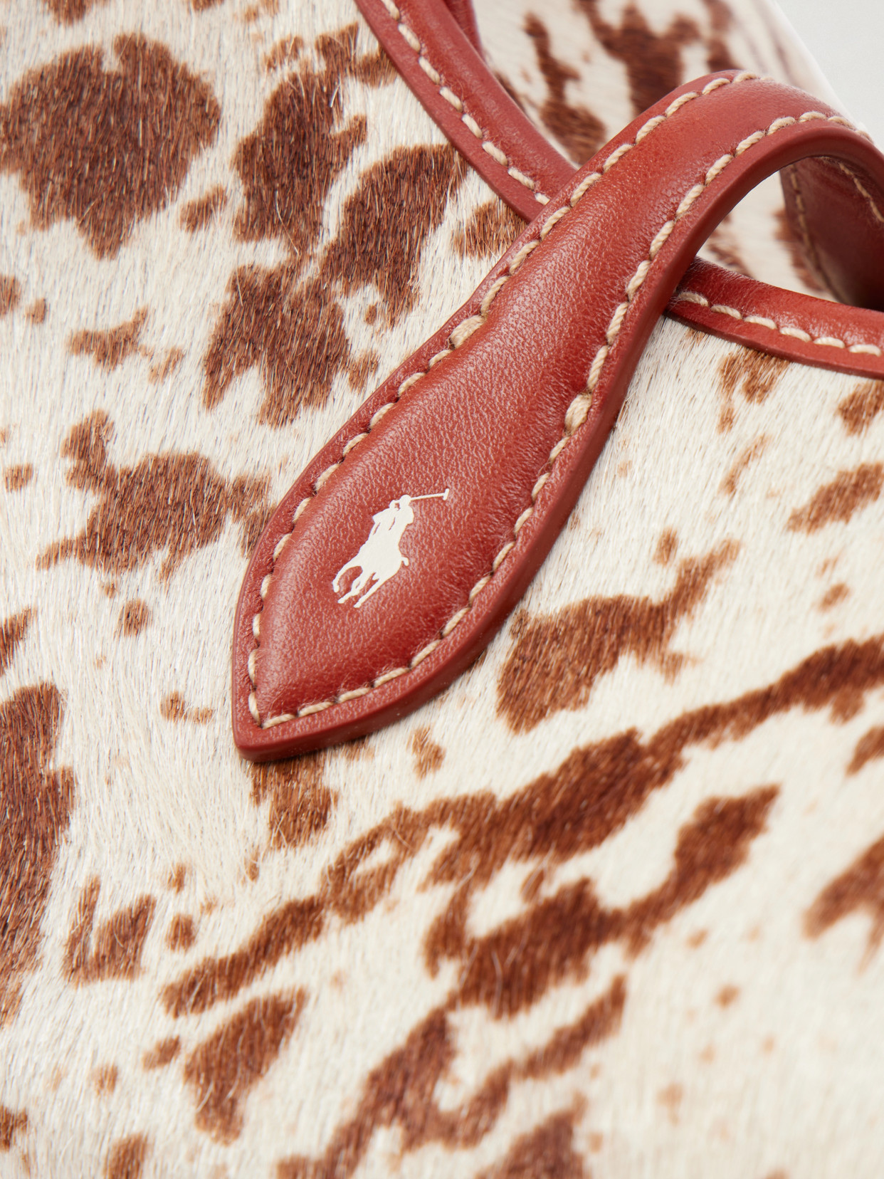Polo Ralph Lauren - Ply Medium Leather-Trimmed Cow-Print Calf Hair Tote