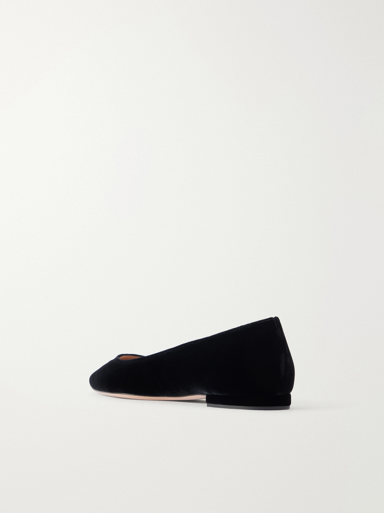 Gianvito 10 Velvet Ballet Flats