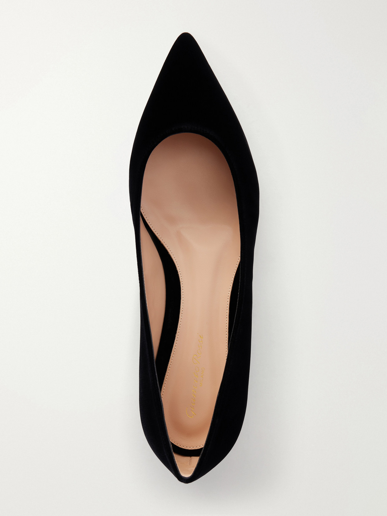Gianvito 10 Velvet Ballet Flats
