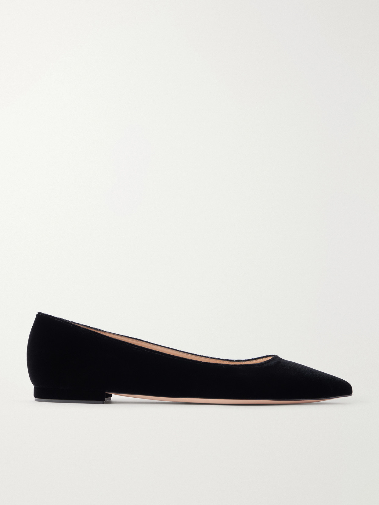 Gianvito 10 Velvet Ballet Flats