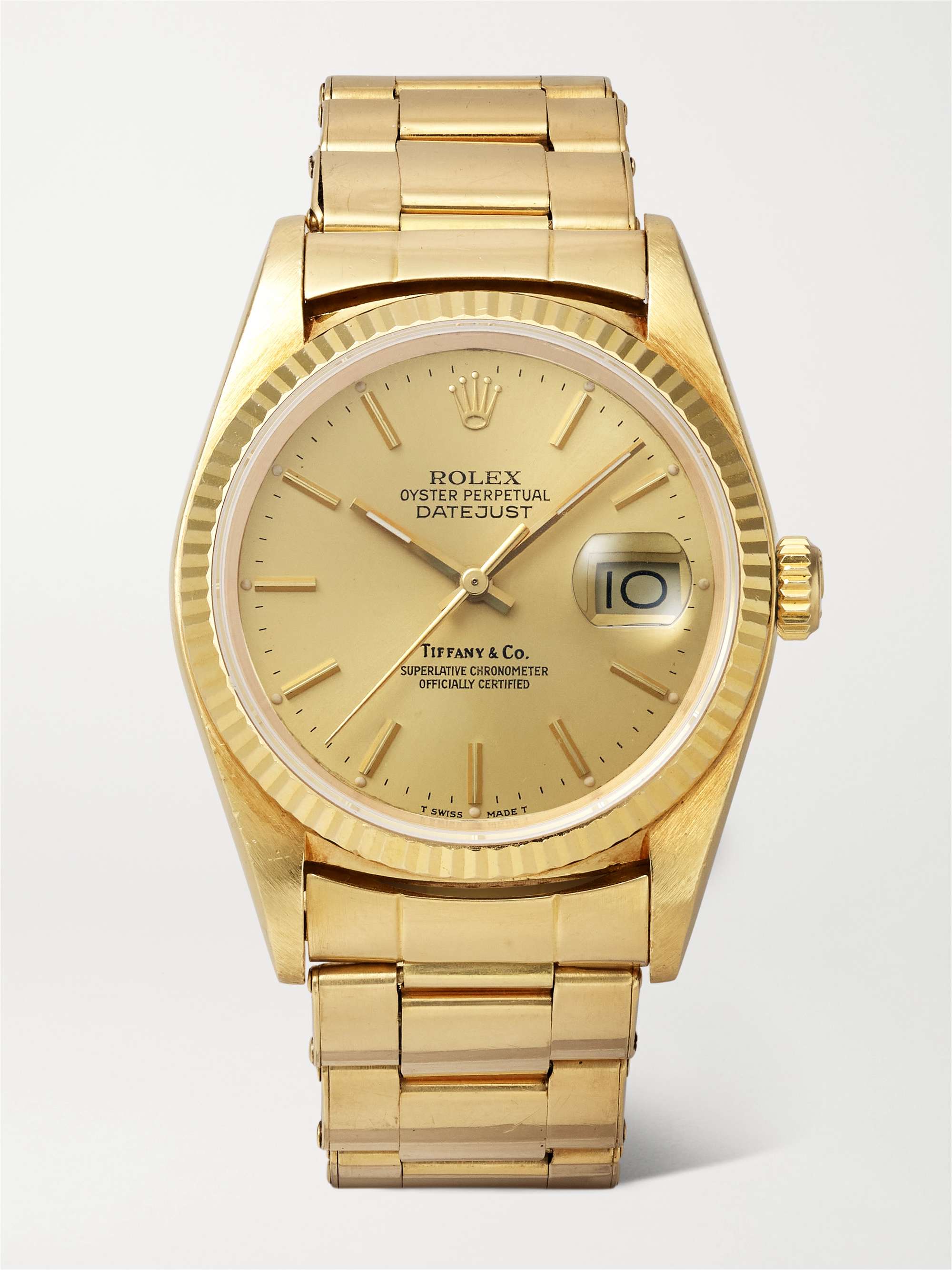 WIND VINTAGE + Rolex and Tiffany & Co. Vintage 1987 Datejust
