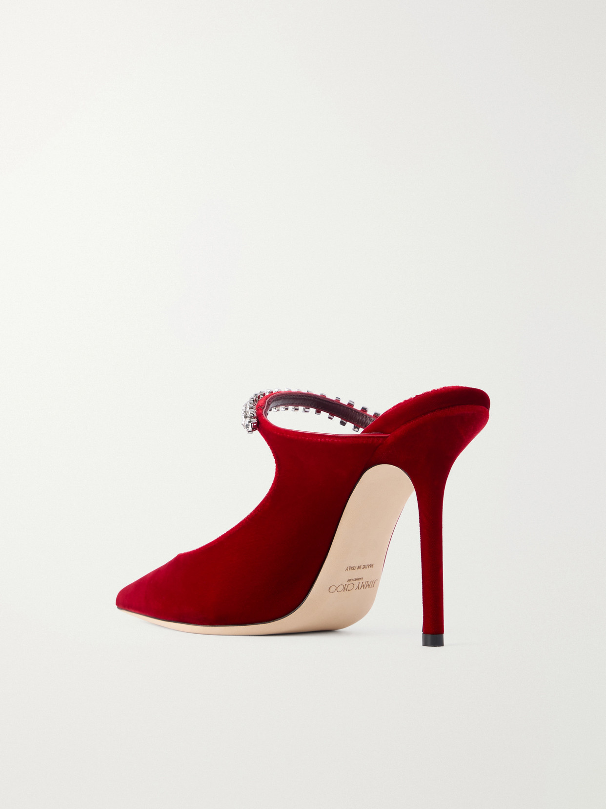 Bing 100 Crystal-Embellished Velvet Pumps