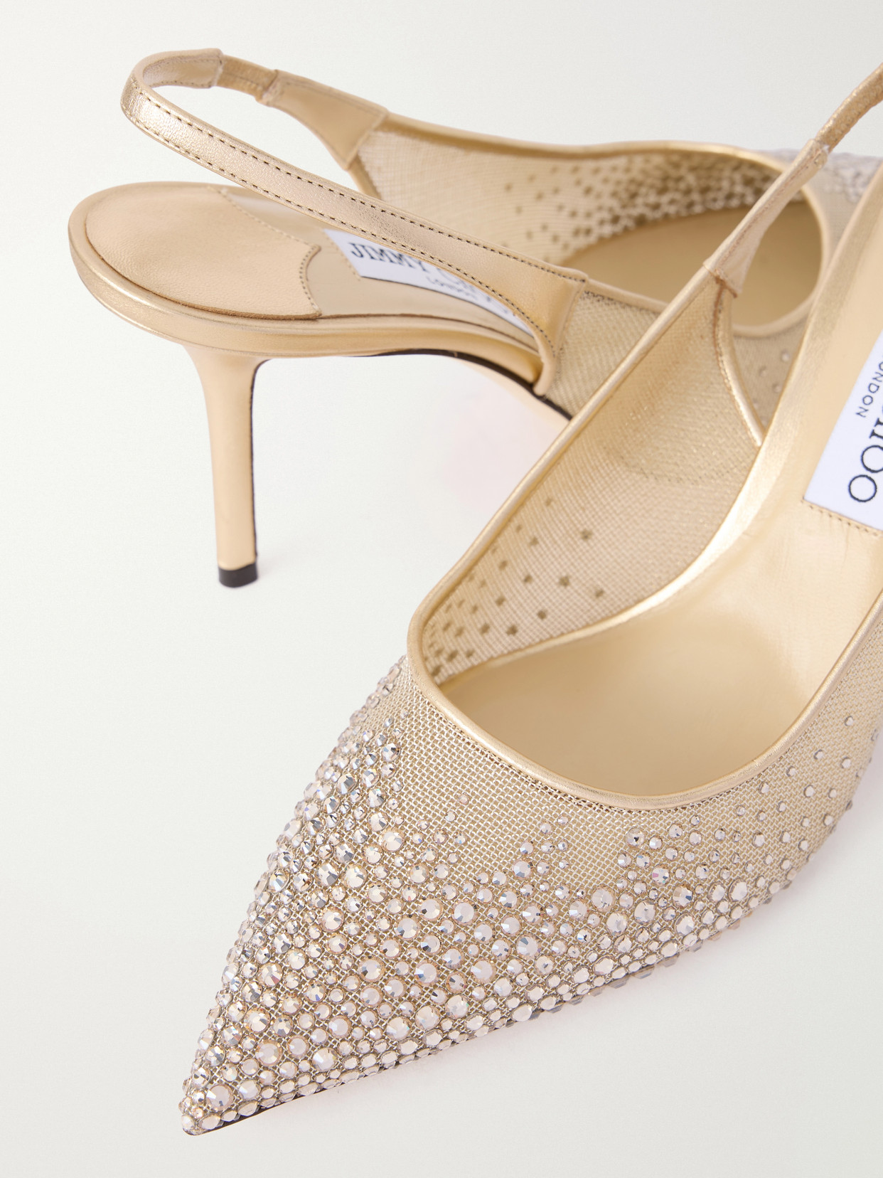Love 85 Crystal-Embellished Slingback