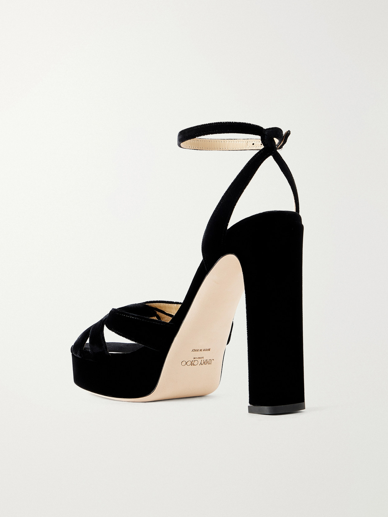 Kove 120 Velvet Platform Sandals