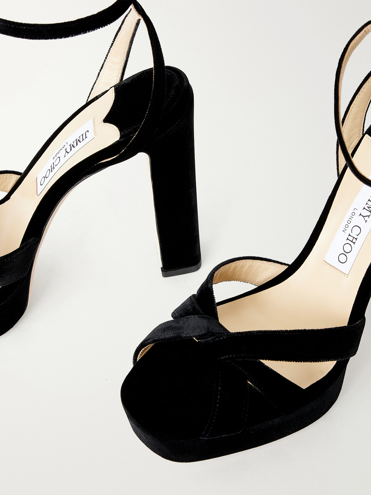 Kove 120 Velvet Platform Sandals