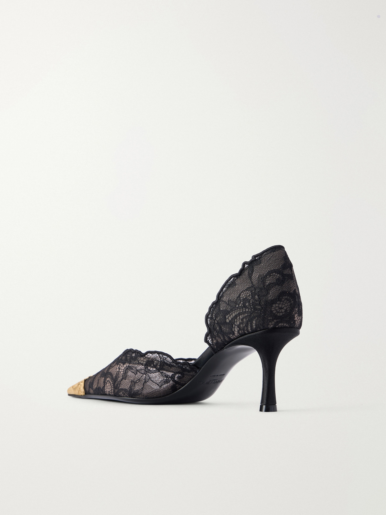 Faiz 65 Embellished Lace Pumps