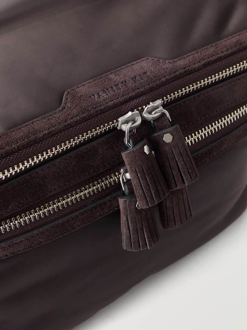Anya Hindmarch Suede-trimmed Shell Vanity Case | Thumbnail 3