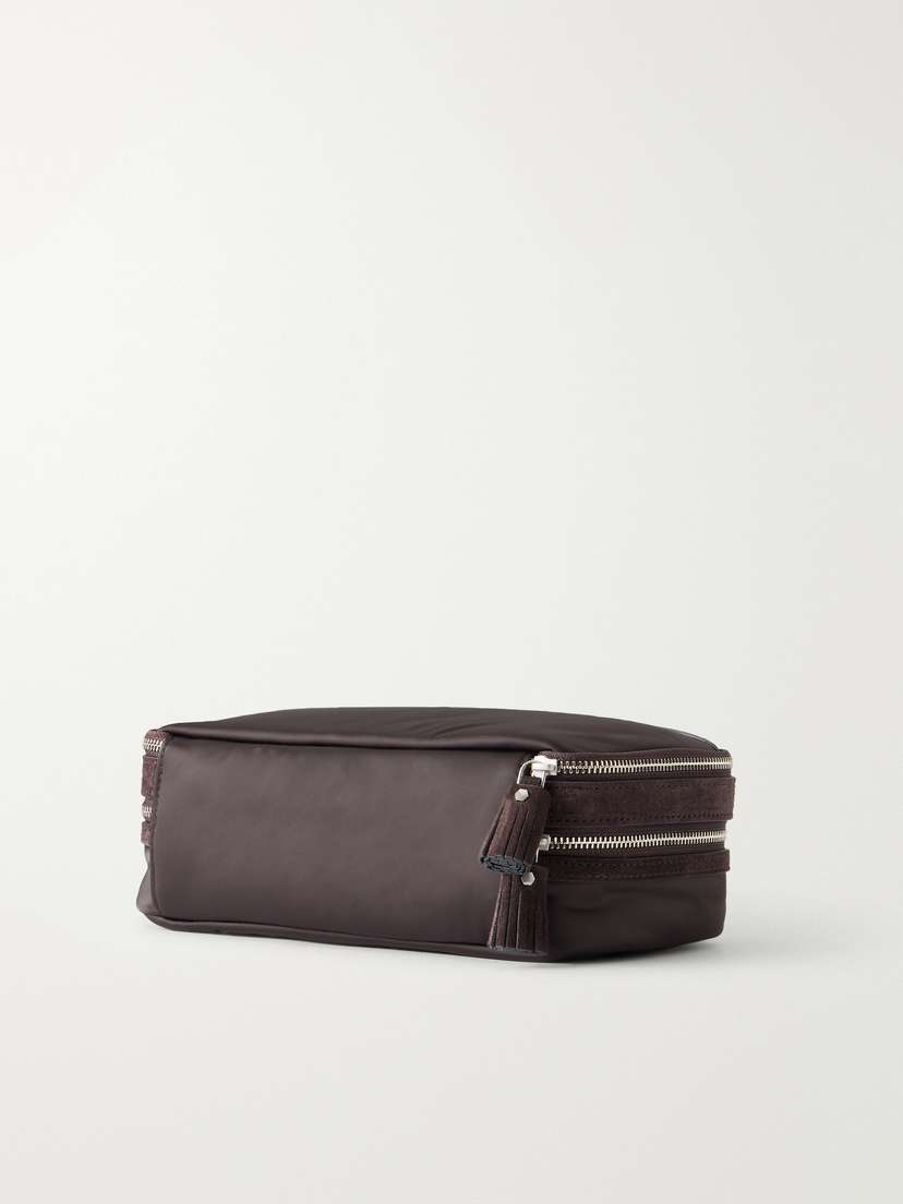 Anya Hindmarch Suede-trimmed Shell Cosmetics Case | Thumbnail 2 Anya Hindmarch Suede-trimmed Shell Cosmetics Case | Thumbnail 2