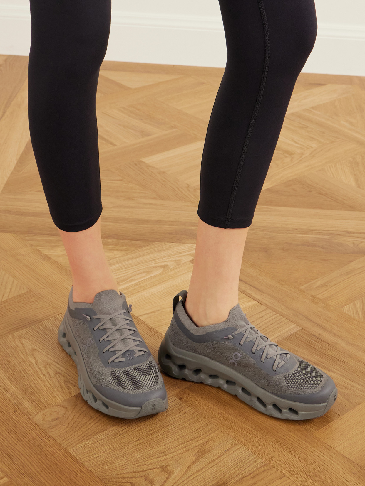 Cloudtilt Moon Stretch-Knit Sneakers