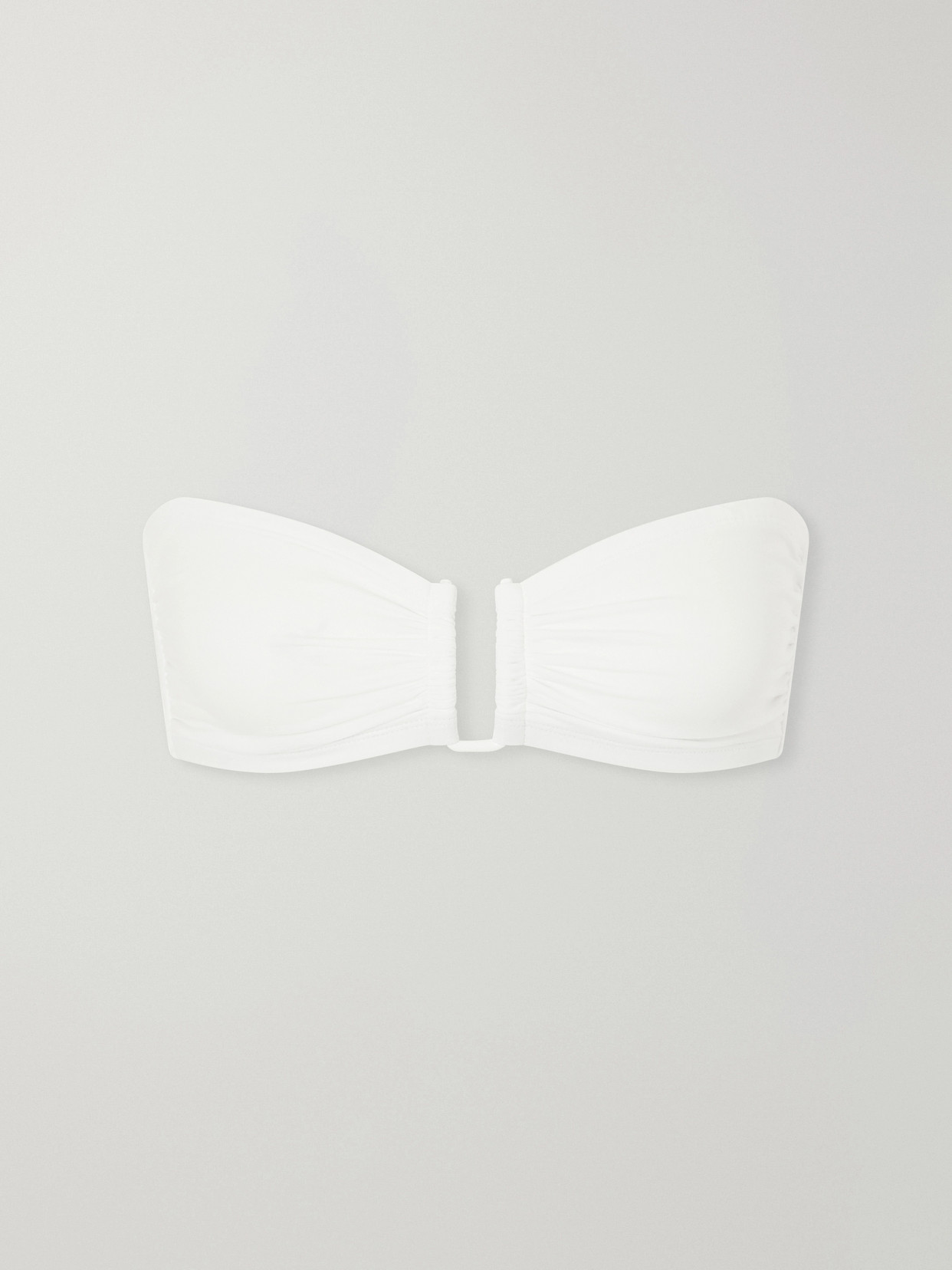 Eres Duni Strapless Bikini Top In White