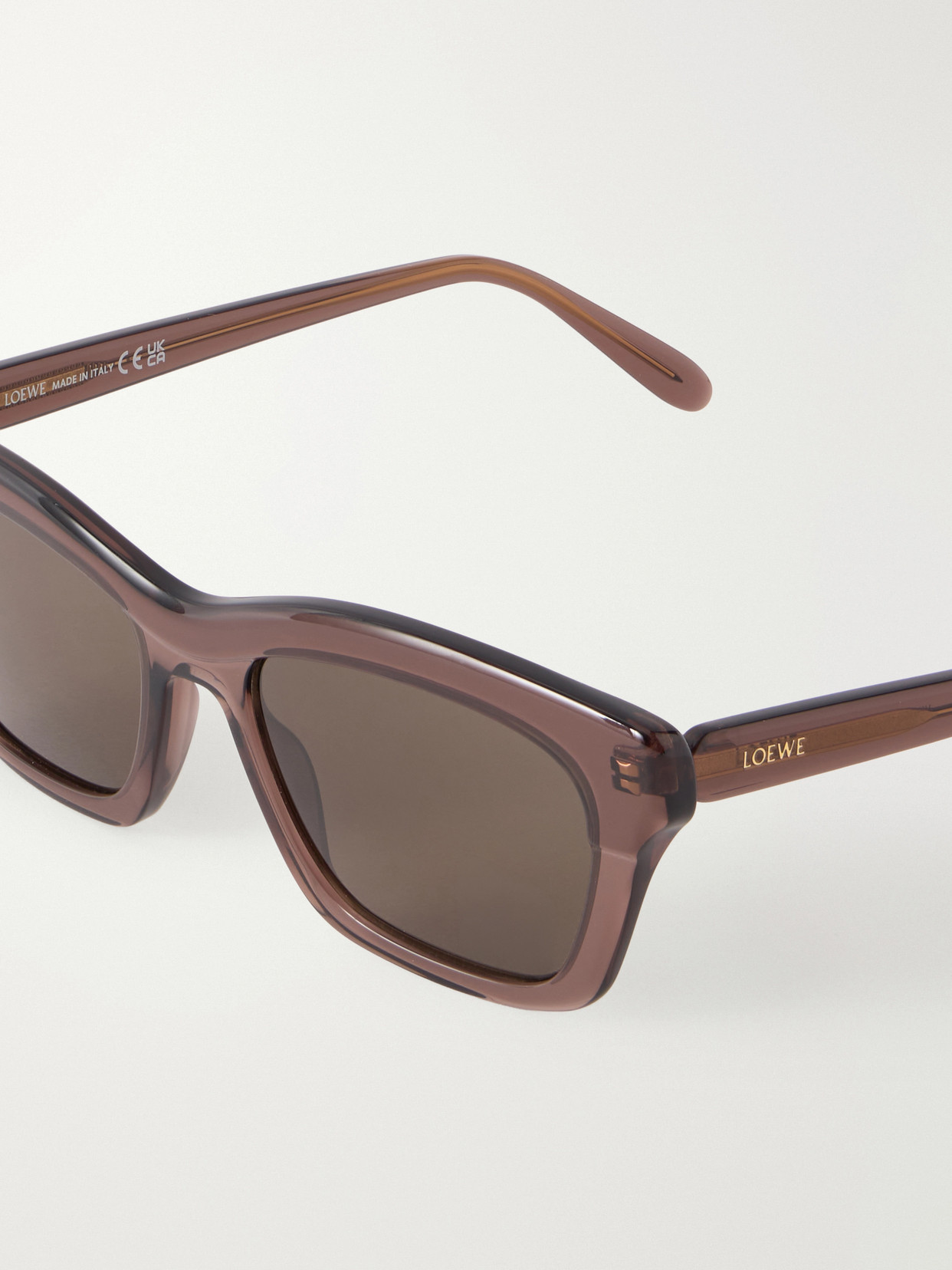 Loewe D-frame Acetate Sunglasses In Brown