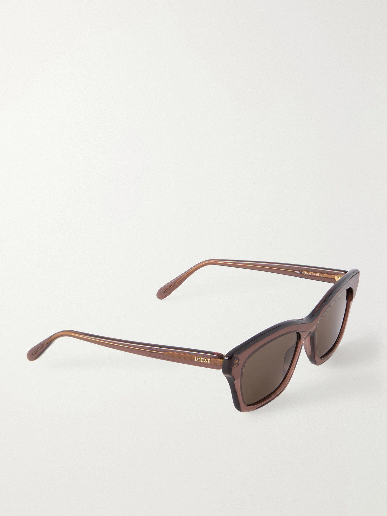 Loewe D-frame Acetate Sunglasses In Brown