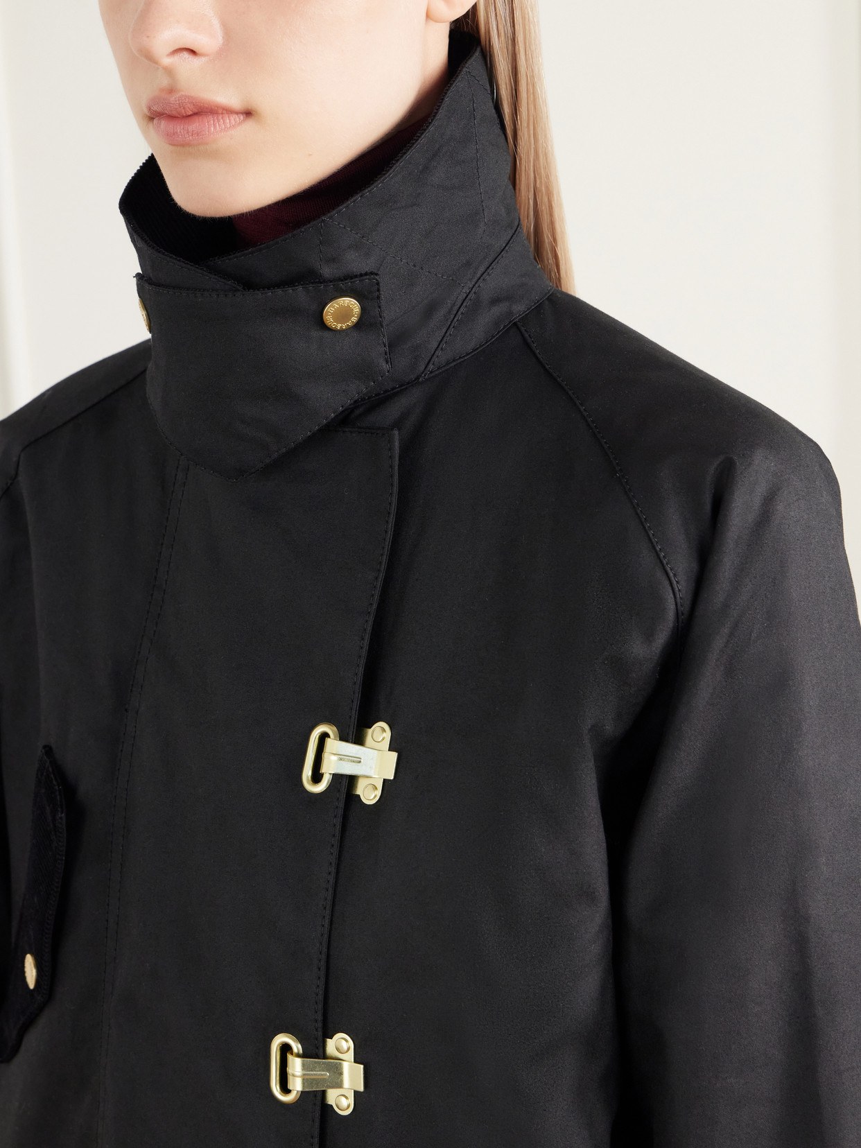 Felton Corduroy-Trimmed Waxed Cotton-Canvas Jacket