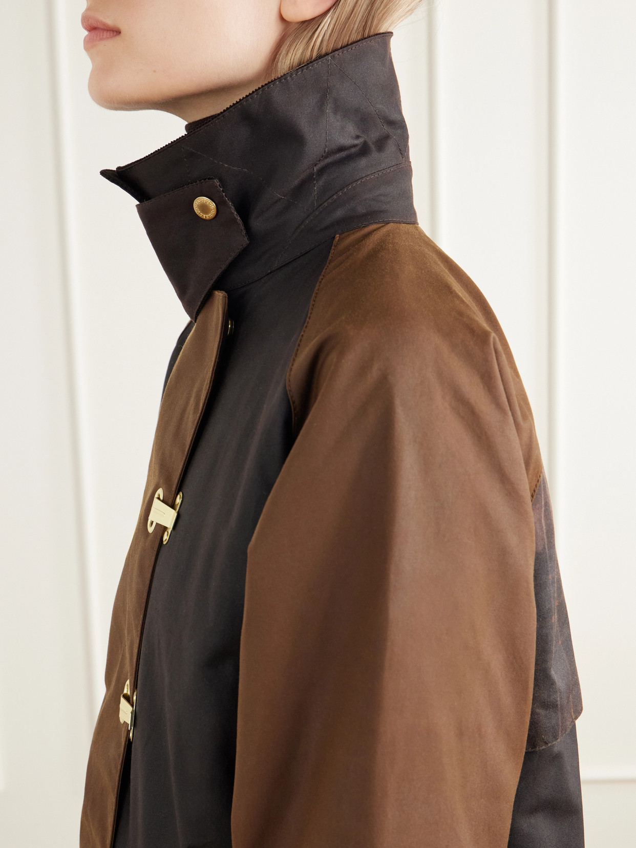 Felton Corduroy-Trimmed Waxed Cotton-Canvas Jacket