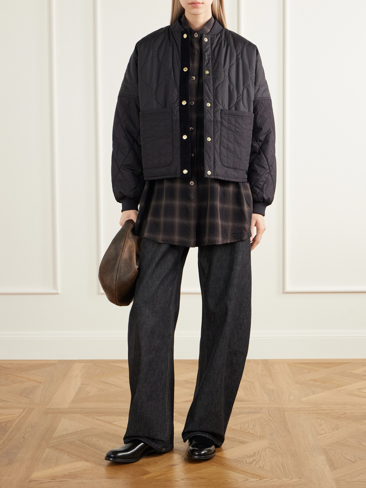 Ravenshill Reversible Quilted Checked Jacket