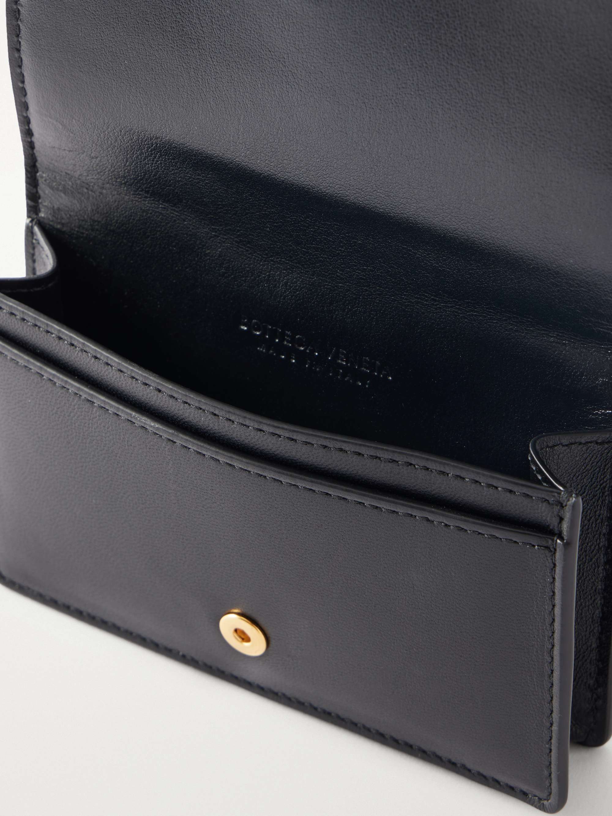 BOTTEGA VENETA Cassette Intrecciato leather cardholder | NET-A-PORTER