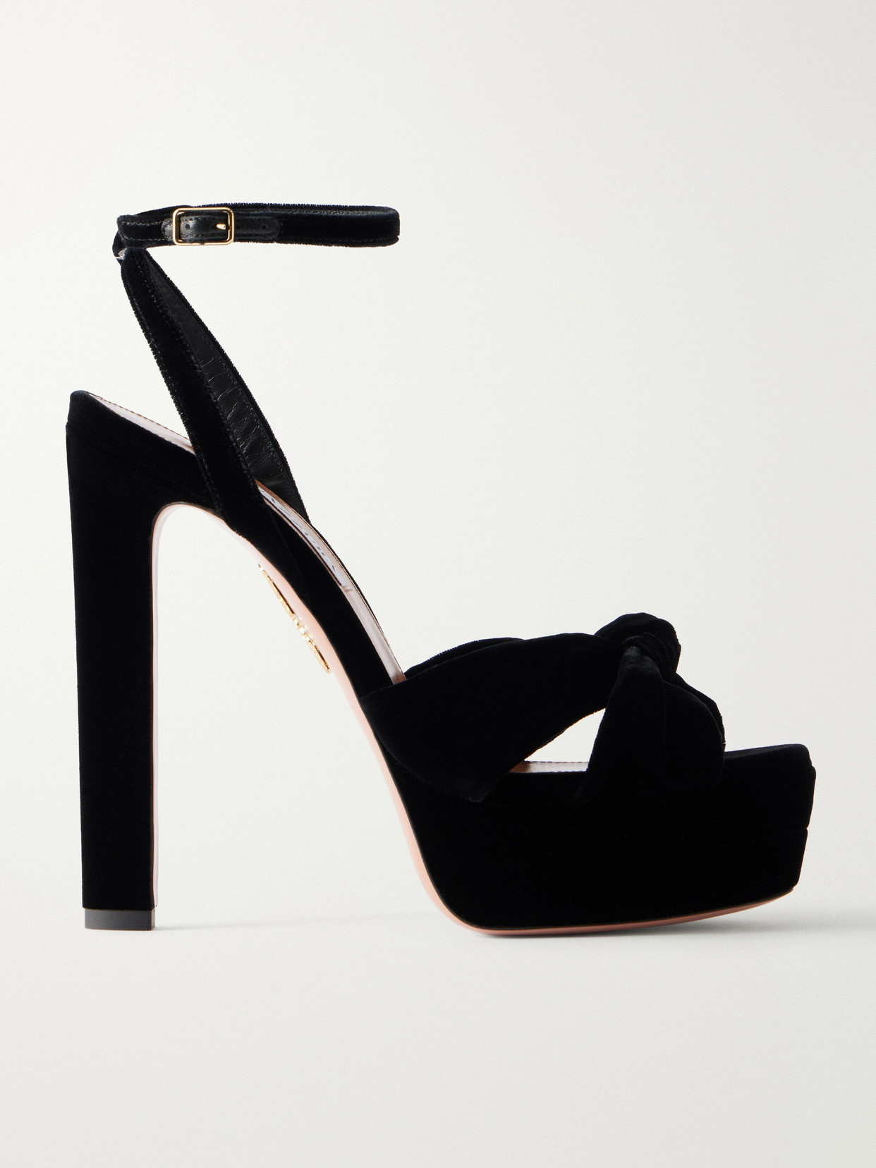 Cupid Plateau 130 Velvet Sandals