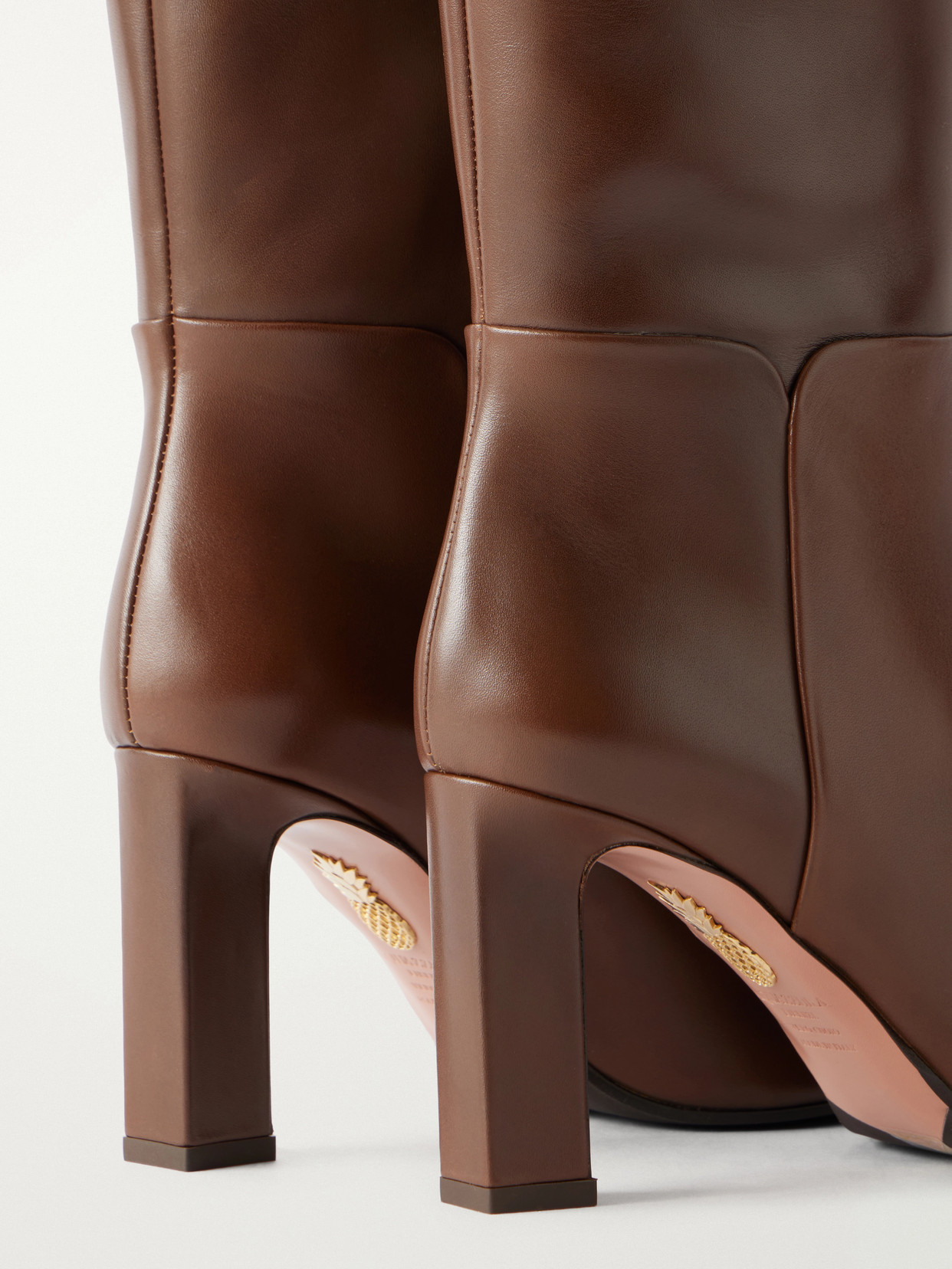 Sellier 85 Leather Knee Boots