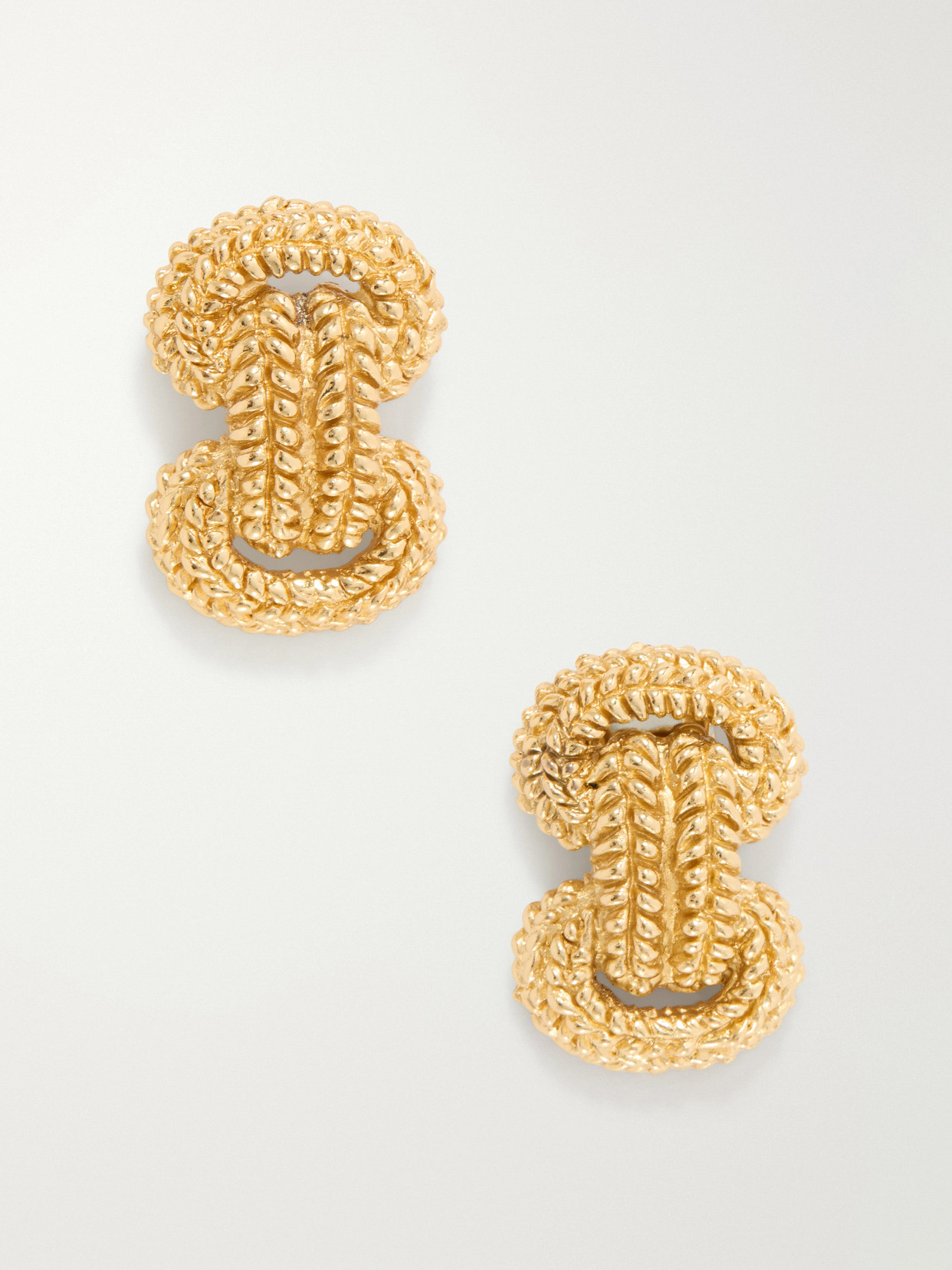 Paola Sighinolfi Maja 18-karat Gold-plated Pewter Earrings
