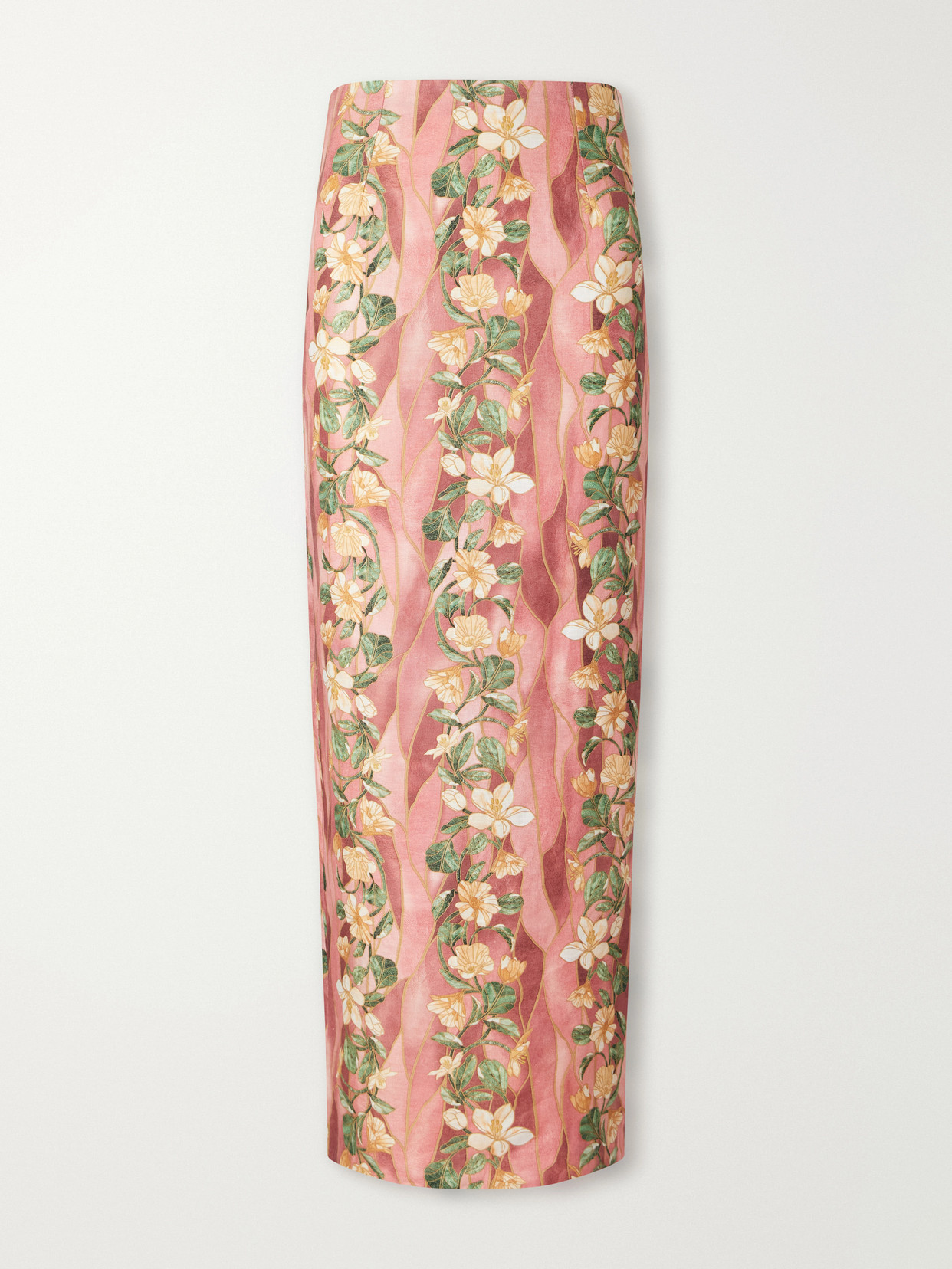 Lirica Cauca Floral-Print Linen-Woven Maxi
