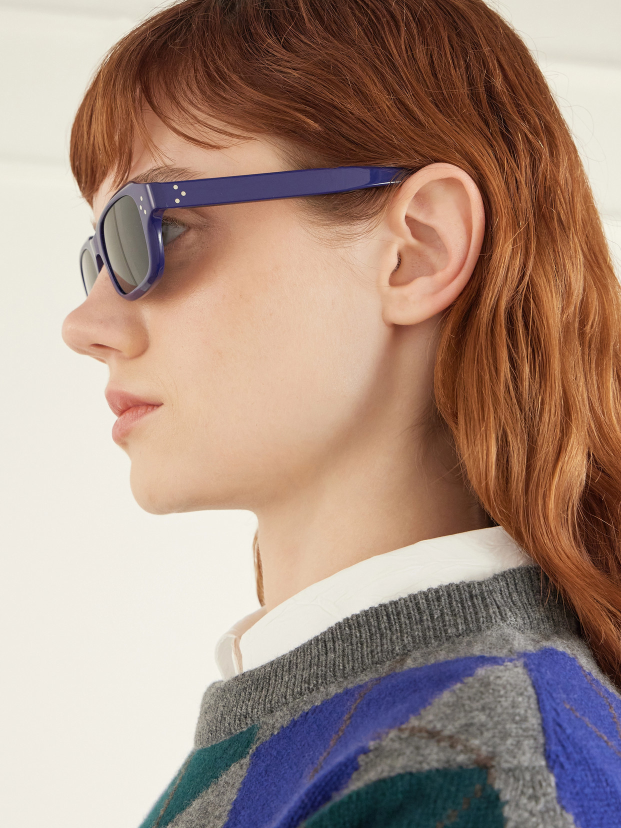 Celine Square-frame Sunglasses In White
