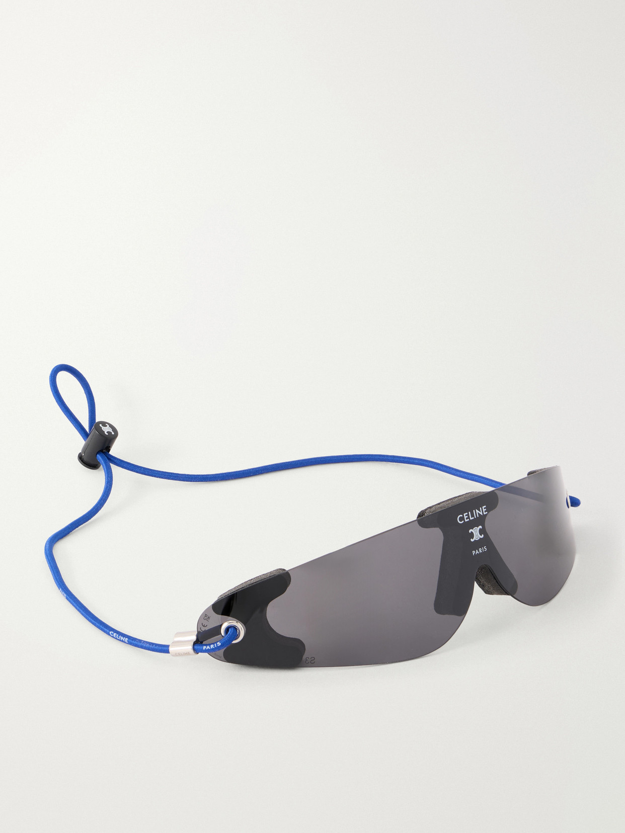 Celine Runner Shield-style Injection Sunglasses In Blue