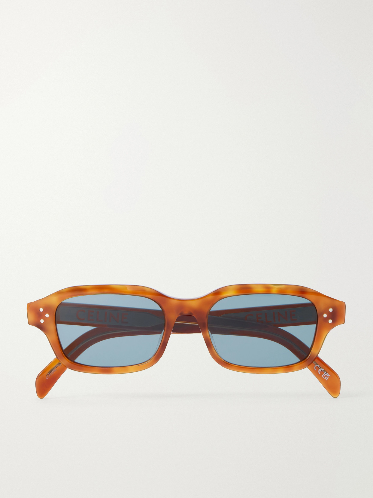 Celine Square-frame Tortoiseshell Acetate Sunglasses In Brown