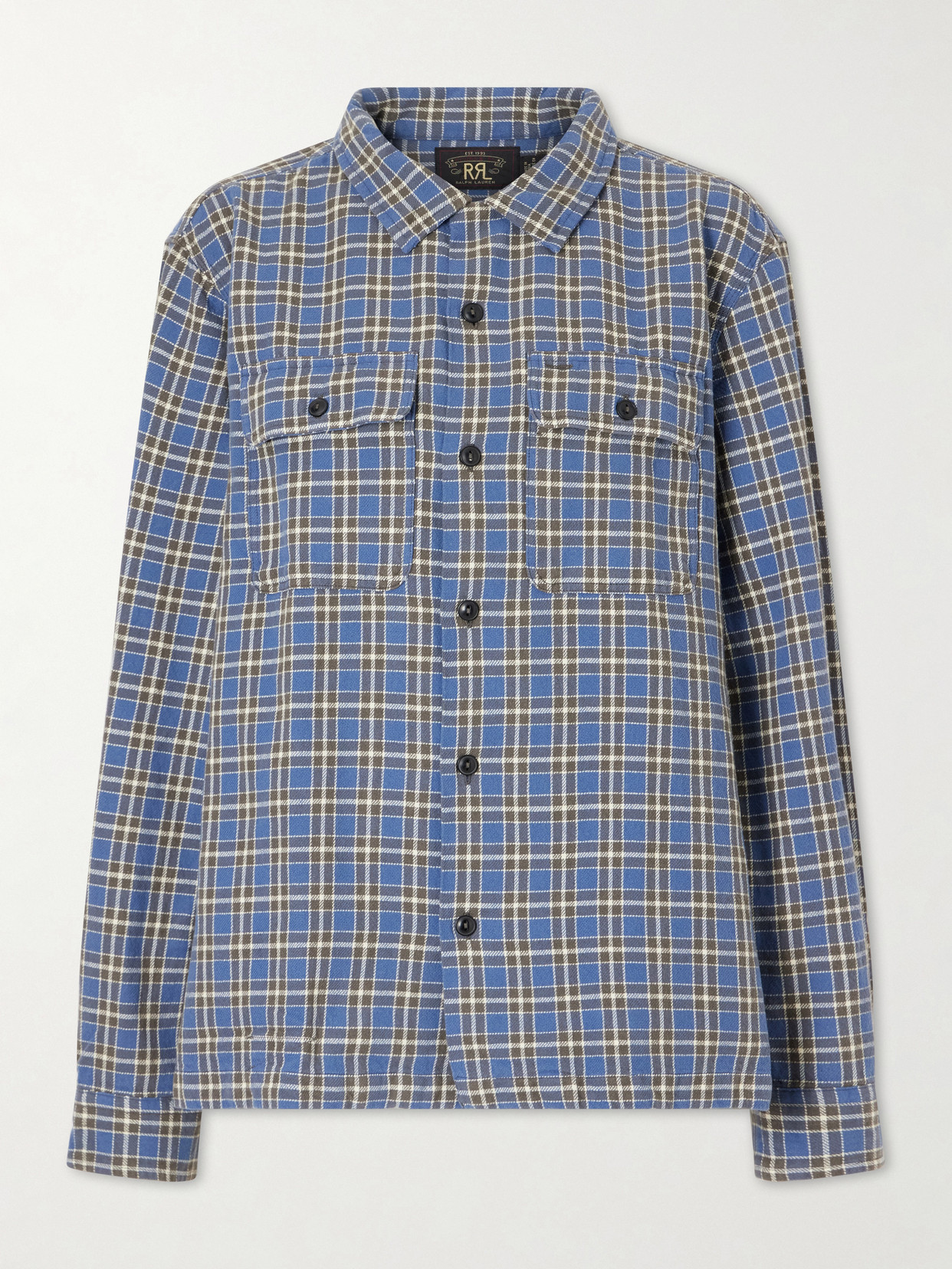 Matlock Camp Checked Cotton-Twill Shirt