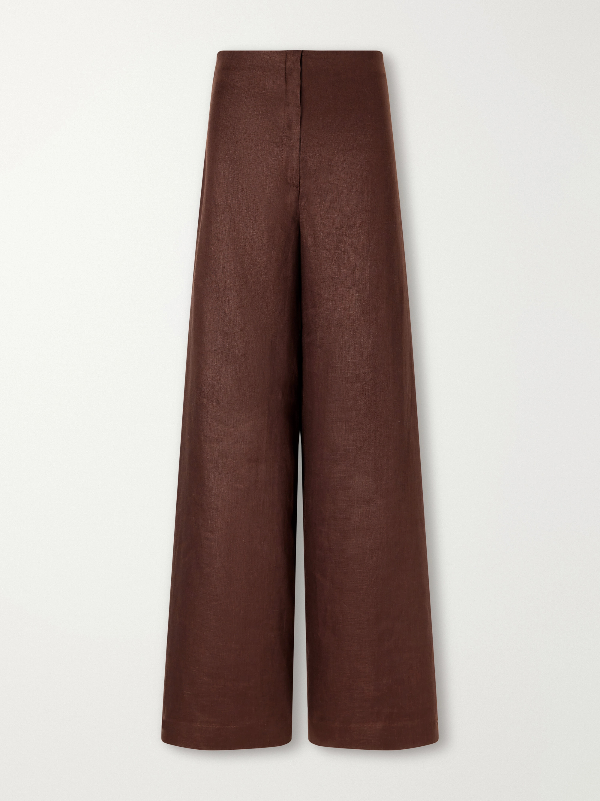 Andres Otalora Salmar linen-woven wide-leg pants