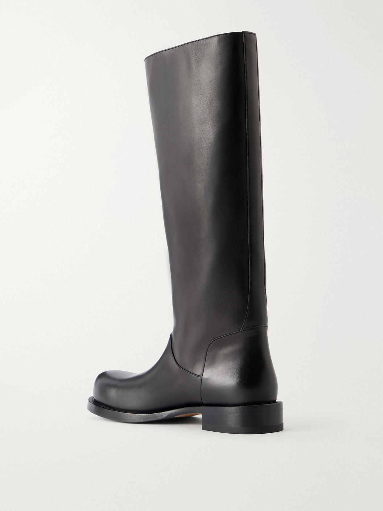 Defender Leather Knee Boots