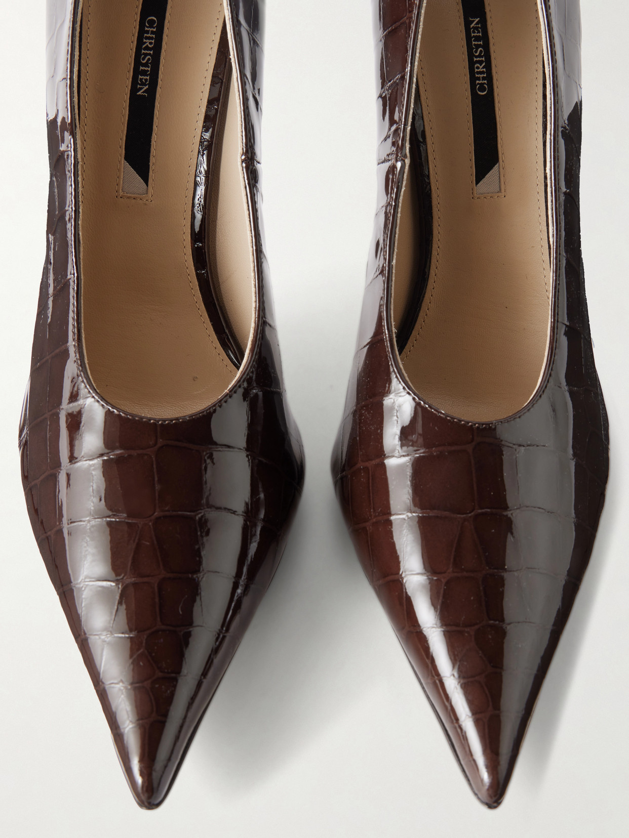 Helix 95 Croc-Effect Pumps